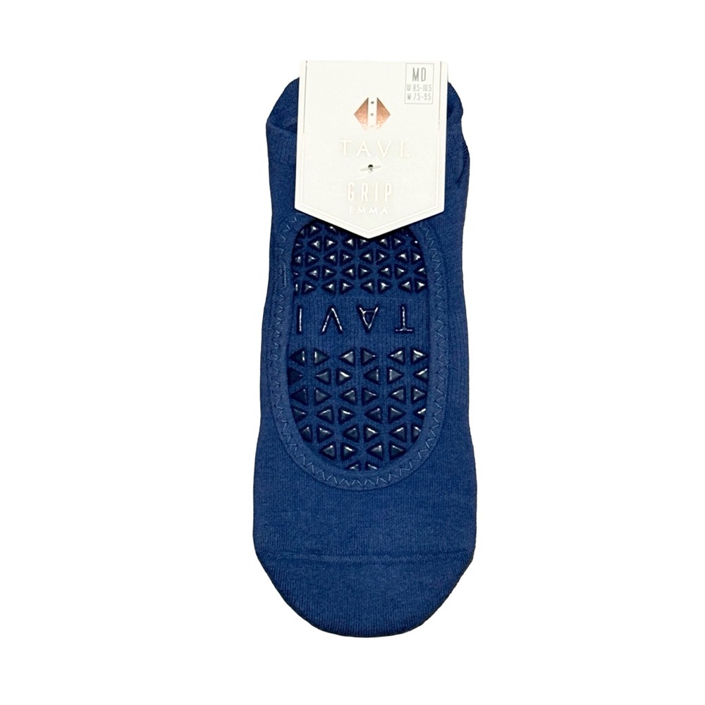 Tavi Noir Emma Grip Socks | Medium | Sapphire NWT